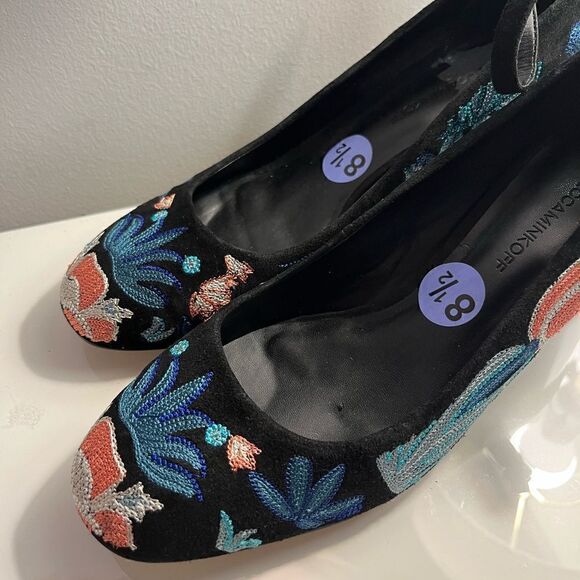 NWOTâRebeccaâMinkoff BridgetâTooâEmbroideredâPumps - Picture 2 of 6